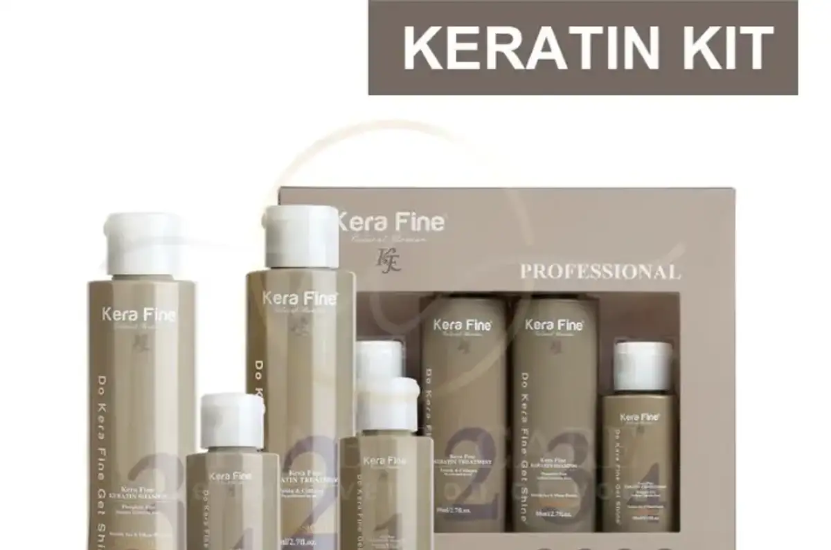 Keratin-Kit zu Hause verwenden