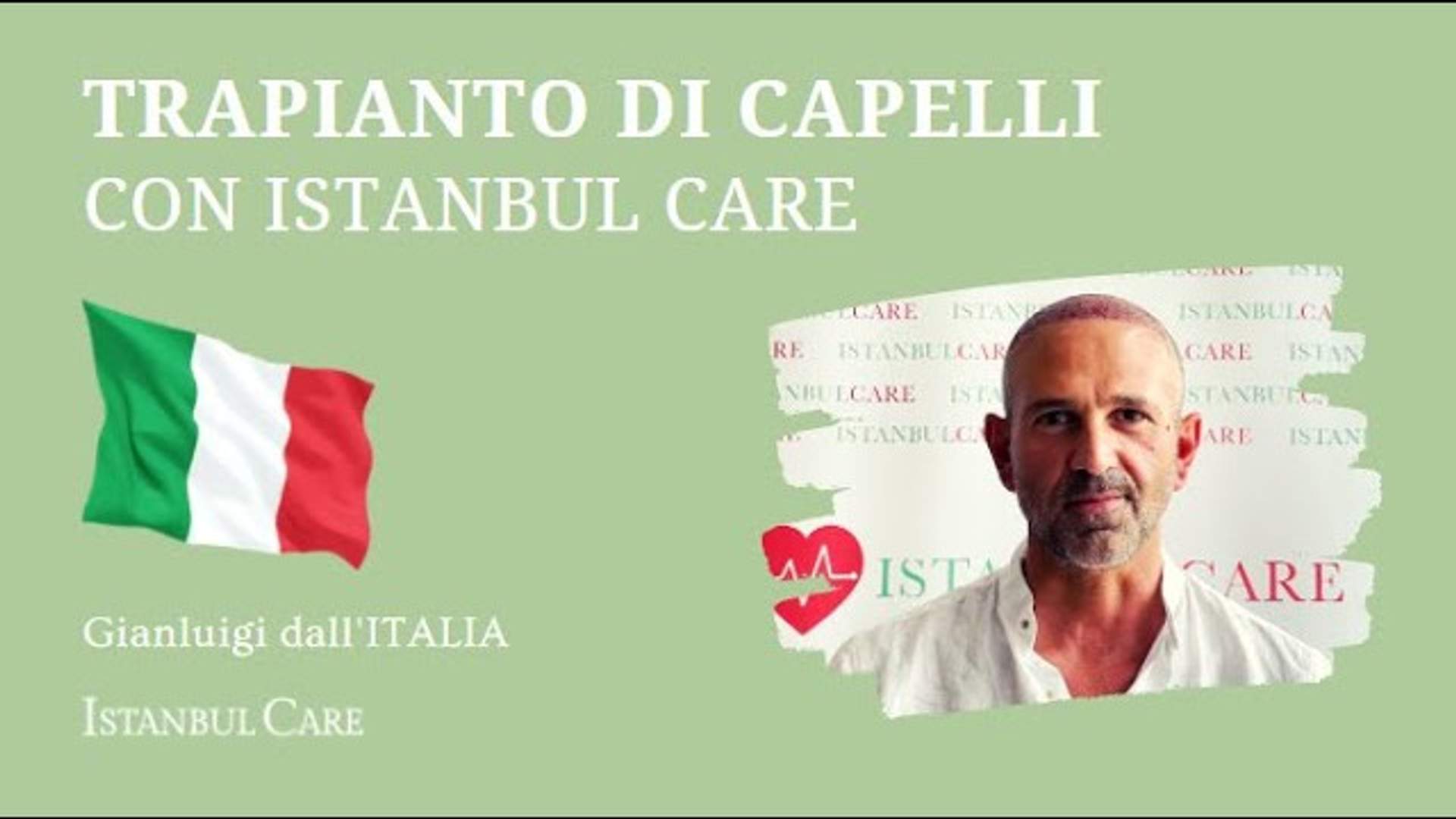 Gianluigis Haartransplantations-Geschichte aus Italien (Video)