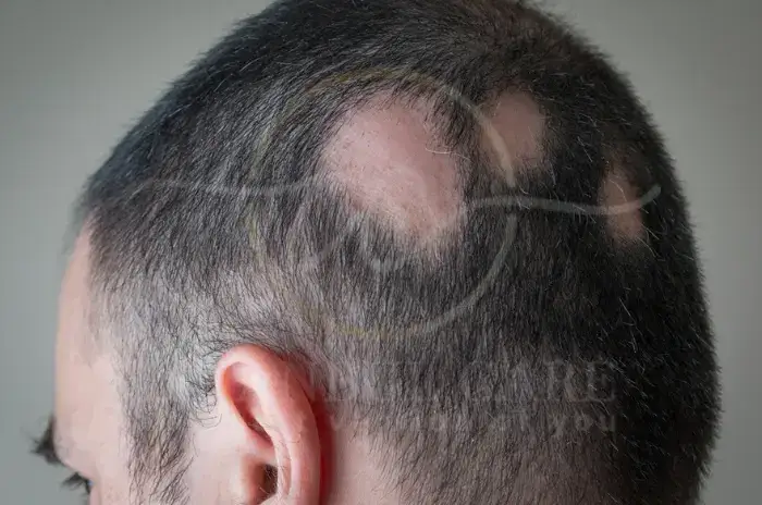 Symptômes de la teigne du cuir chevelu