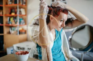 DIY hair dye stain removal