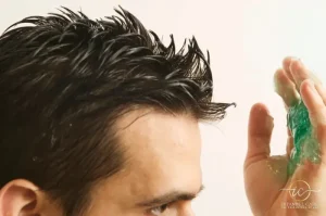 Hair gel damage prevention