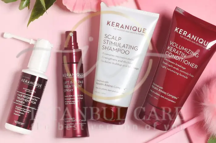 Keranique shampoo for hair treatment