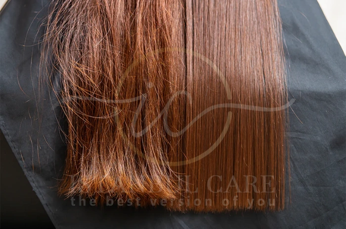 permanent hair straightening